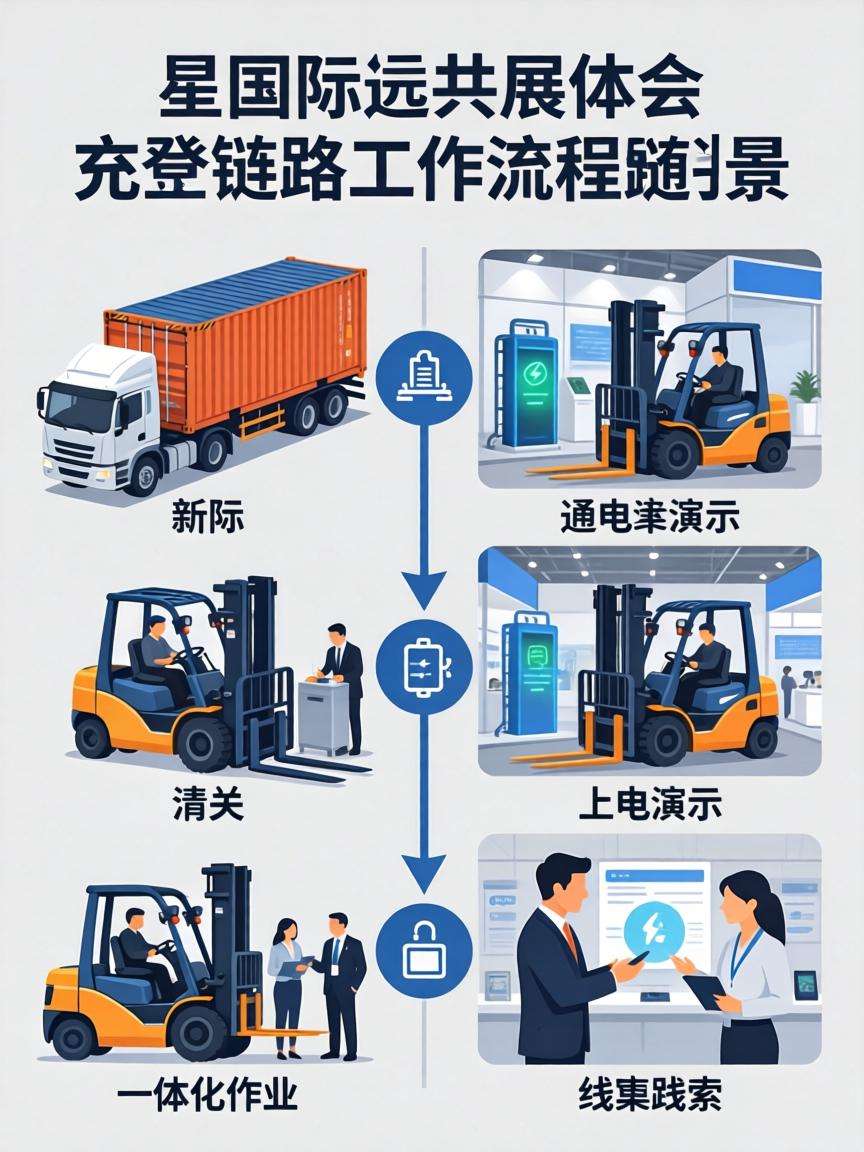 国产叉车参展：国际展会展示一体化作业，有序实施的6个关键细节第二张图
