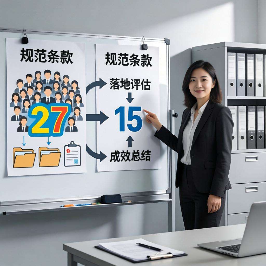 规范落地评估+行业成效总结一体化作业，同步完成：2026实战方法第二张图