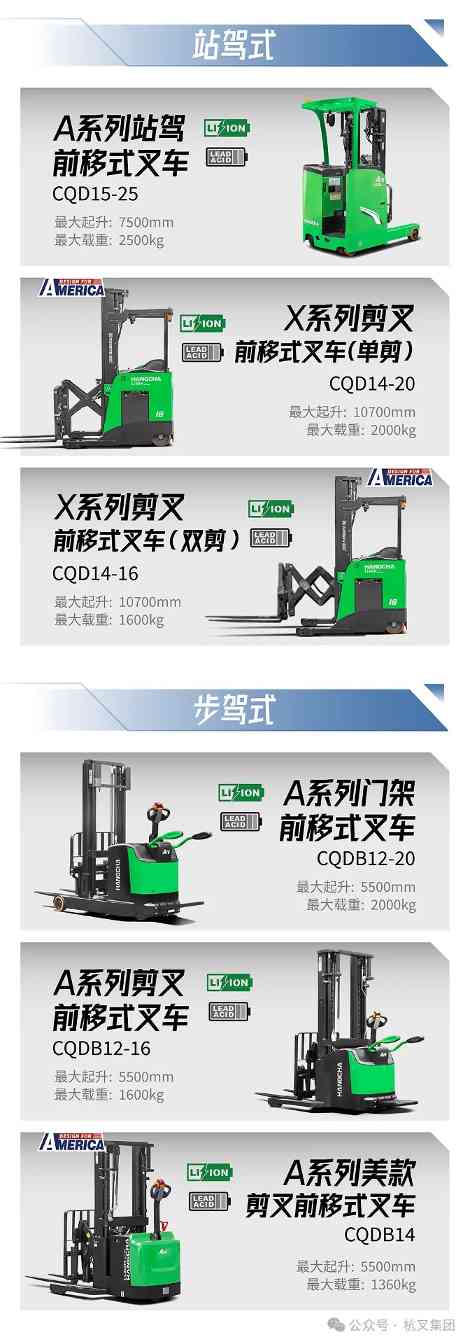 杭叉集团|产品矩阵——杭叉窄通道电动叉车(图4) 杭叉集团|产品矩阵——杭叉窄通道电动叉车(图4)