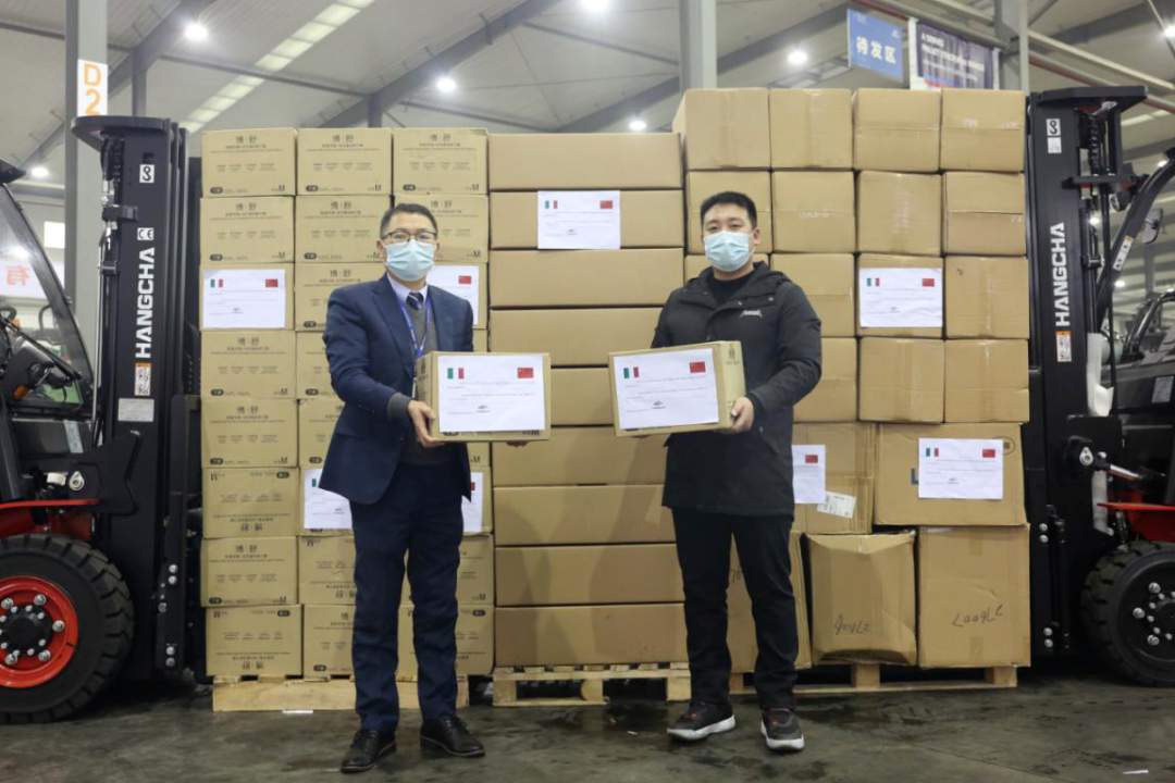 “叉”上翅膀——杭叉100万元防疫物资飞往海外(图5) “叉”上翅膀——杭叉100万元防疫物资飞往海外(图5)