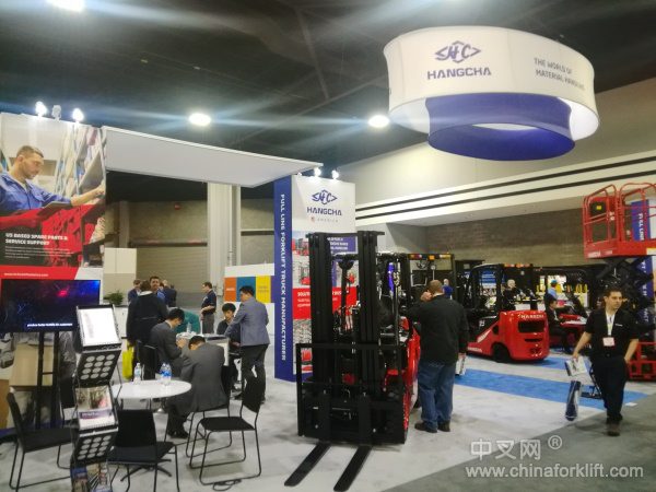 杭叉在2018亚特兰大物流展上向世界展露峥嵘(图3)