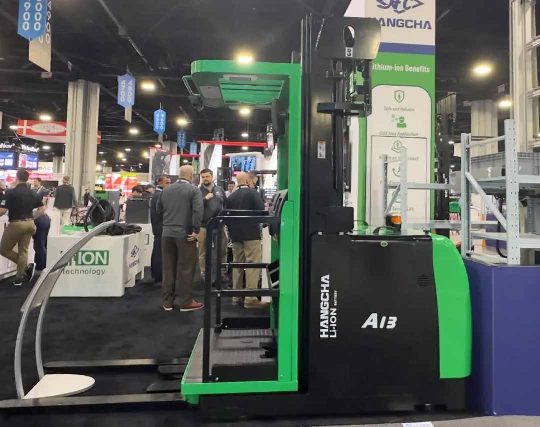 杭叉集团惊艳亮相美国物流展展现智能叉车技术创新实力(图5) 杭叉集团惊艳亮相美国物流展展现智能叉车技术创新实力(图5)