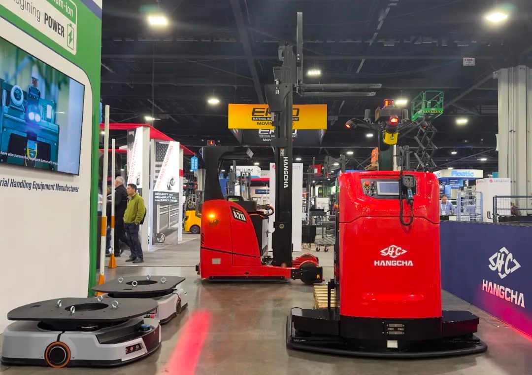 杭叉集团惊艳亮相美国物流展展现智能叉车技术创新实力(图7) 杭叉集团惊艳亮相美国物流展展现智能叉车技术创新实力(图7)