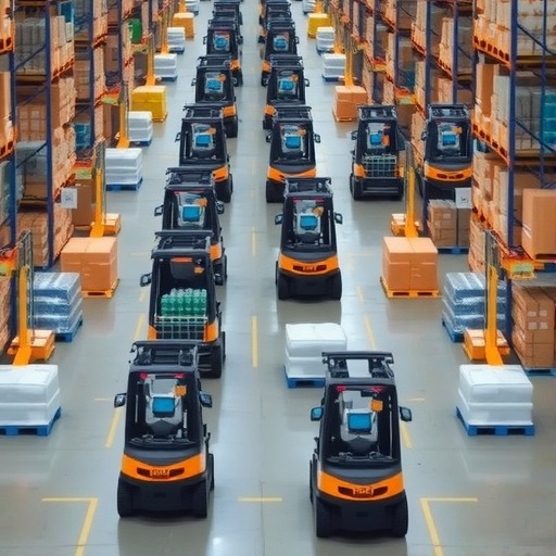 花1200万买了台AGV无人叉车却天天堵车？聊聊集群调度那点坑(图1)